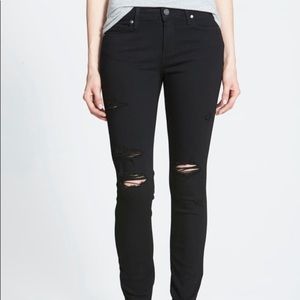 Paige Verdugo Ultra skinny black jeans size 27